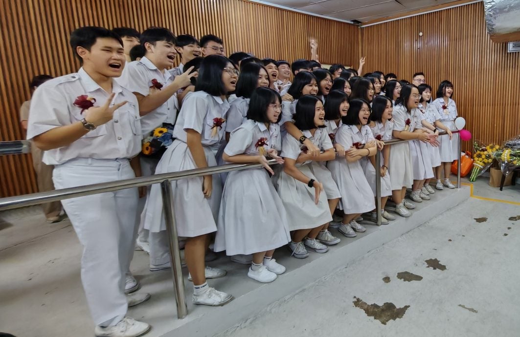 新山宽中730高三生毕业   告别青春年代开启新人生