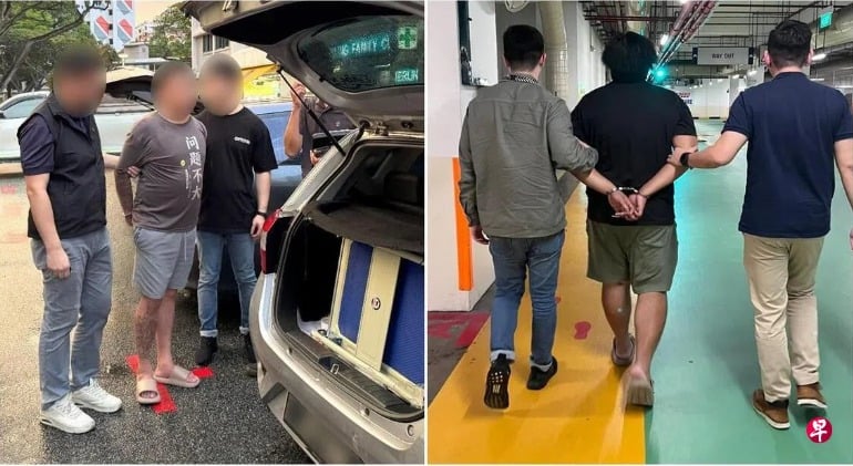 (已签发)柔:狮城二三事:2男狂发钓鱼短讯被捕 其中一人为大马人