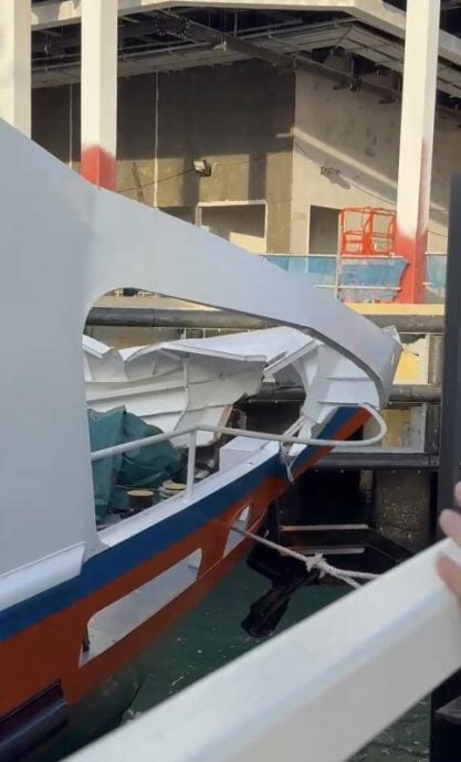 （已签发）柔：狮城二三事：峇淡至新渡轮与货轮相撞 172人安全抵岸