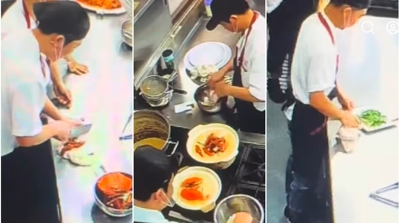 （已签发）柔：狮城二三事：抹布当砧板切蟹又没戴手套 海鲜餐馆承认疏忽致歉