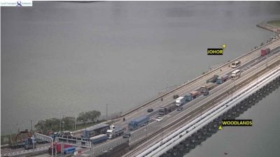 狮城移民局加强打击电子烟 年底马新陆路关卡通关时间料延长