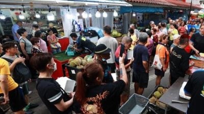 猫山王一公斤8新元 年底榴梿旺季开跑