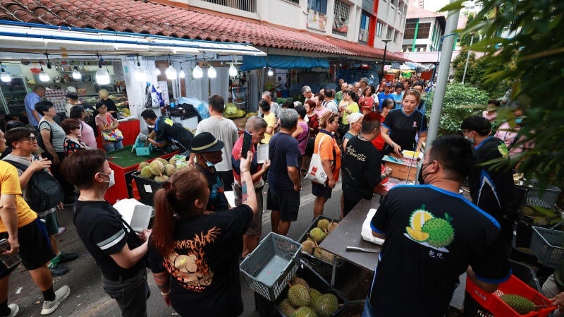 (已签发)柔:狮城二三事:猫山王一公斤8新元 年底榴梿旺季开跑