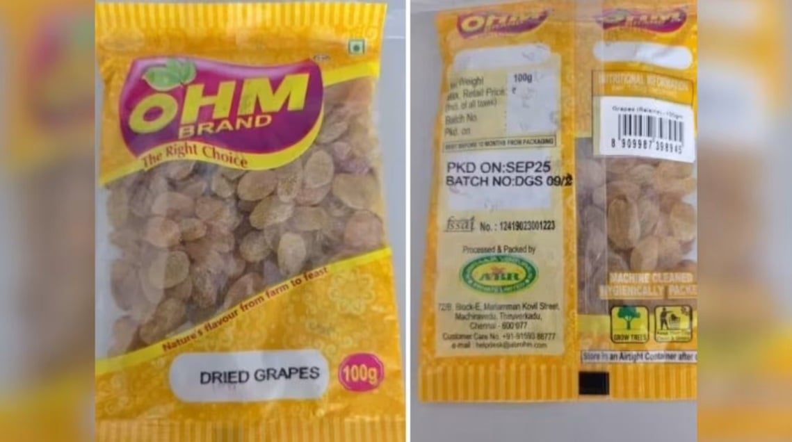 (已签发)柔:狮城二三事:葡萄干含未经申报过敏原 遭狮城食品局下令召回