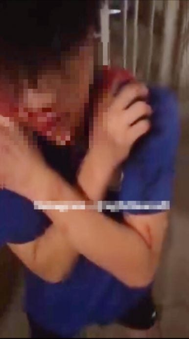 （已签发）柔：狮城二三事：青少年遭人狂掴 满脸血下跪道歉