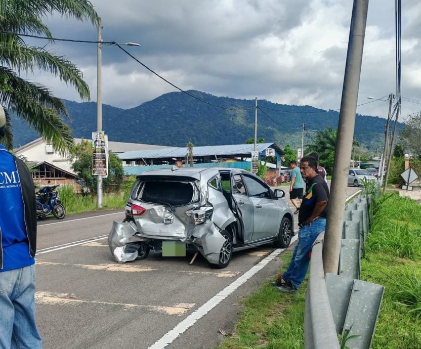 （已签发）柔：空载救护车追尾汽车   13岁少女受伤入院