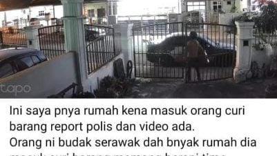 置屋前轮辋被窃　狮城男子损失400令吉