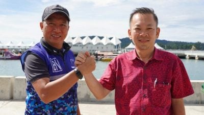 丹绒亚路风向标   民兴党希盟抢加雅岛选票