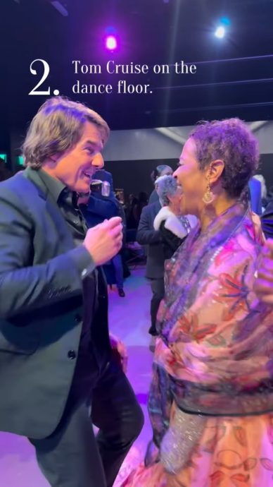 获颁奥斯卡终身成就奖 汤告鲁斯开心起舞