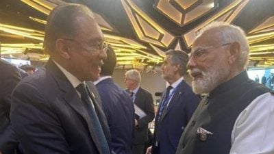 G20峰会| 安华莫迪会面 重申深化双边合作