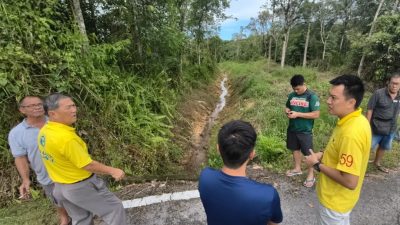 沈桂贤拨32万防灾  石角区今年清沟24条