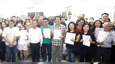 陈国伟律师团队助申请   蕉赖6花园恢复永久地契 