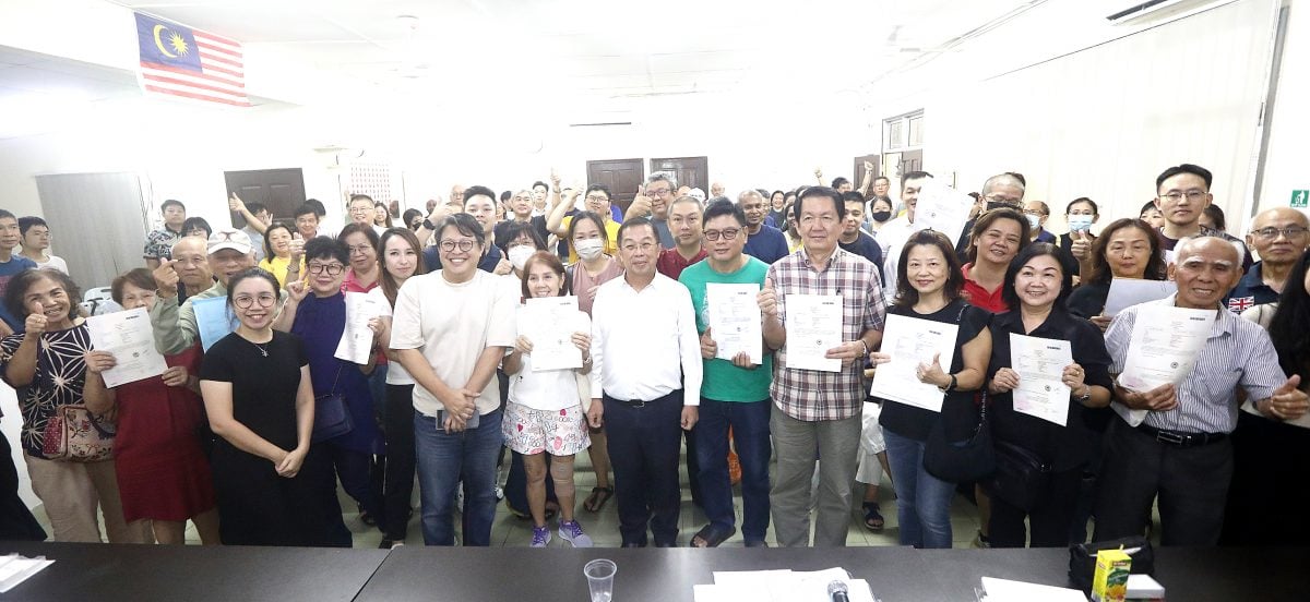 ME03头/大都会/蕉赖区6个花园成功恢复为永久地契