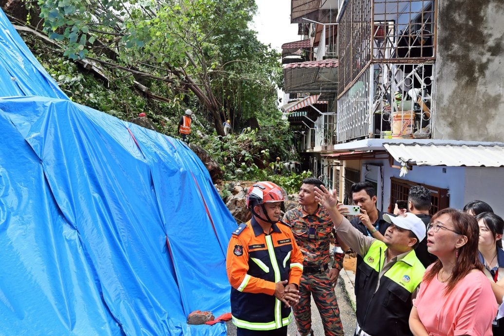 MEO3主文-大都会／跟进友乃德花园土崩情况／图