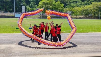 加入舞龙队了解传统文化 . 培养学生自律