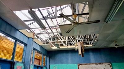 热带风暴狂袭森州 35所学校受损 改为居家教学