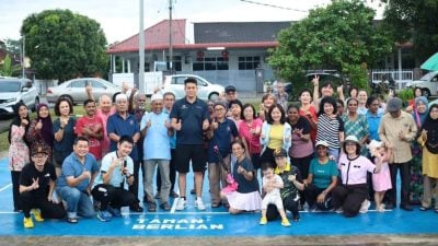 大年首座公共户外匹克球场   4000令吉打造 正式启用