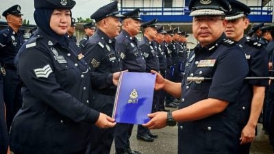 诗巫刑案降幅逾三成．祖基菲里肯定全体警员努力