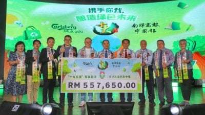 十大义演东马最后一站 . 助斗湖巴中筹逾55.7万