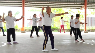 Age is just a number for nonagenarian couple who teach seniors Tai Chi in Kulai