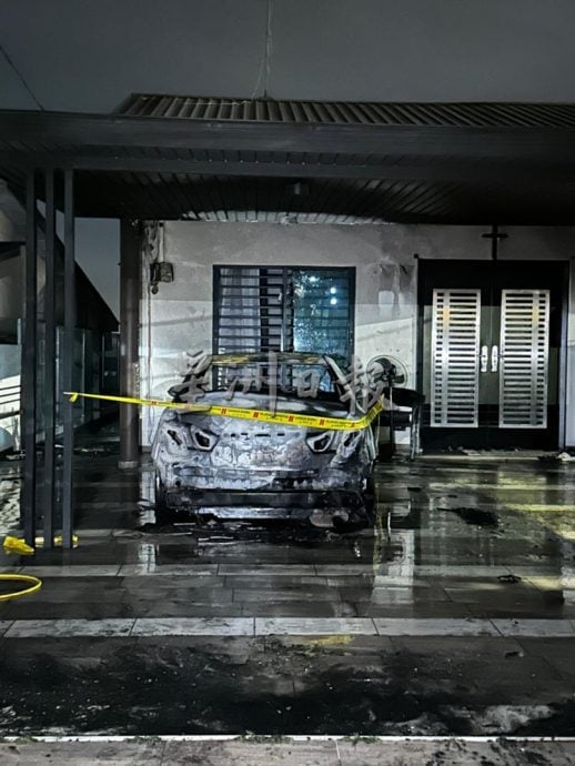 **已签发**柔：阿窿跑腿纵火又一宗！ 豪车烧毁屋主火光中逃生