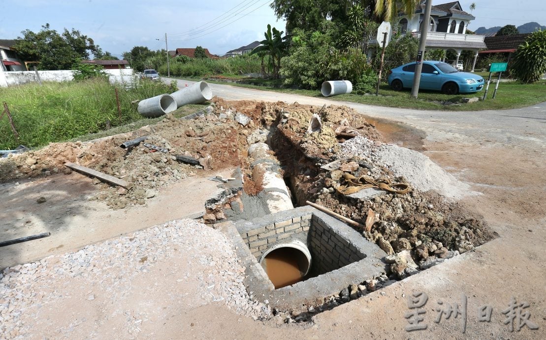 排水系统提升工程开工 解决山景园闪电水患问题
