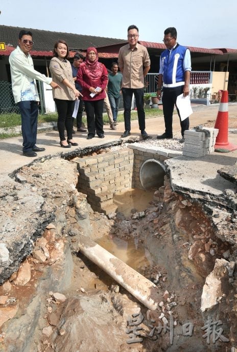 排水系统提升工程开工 解决山景园闪电水患问题