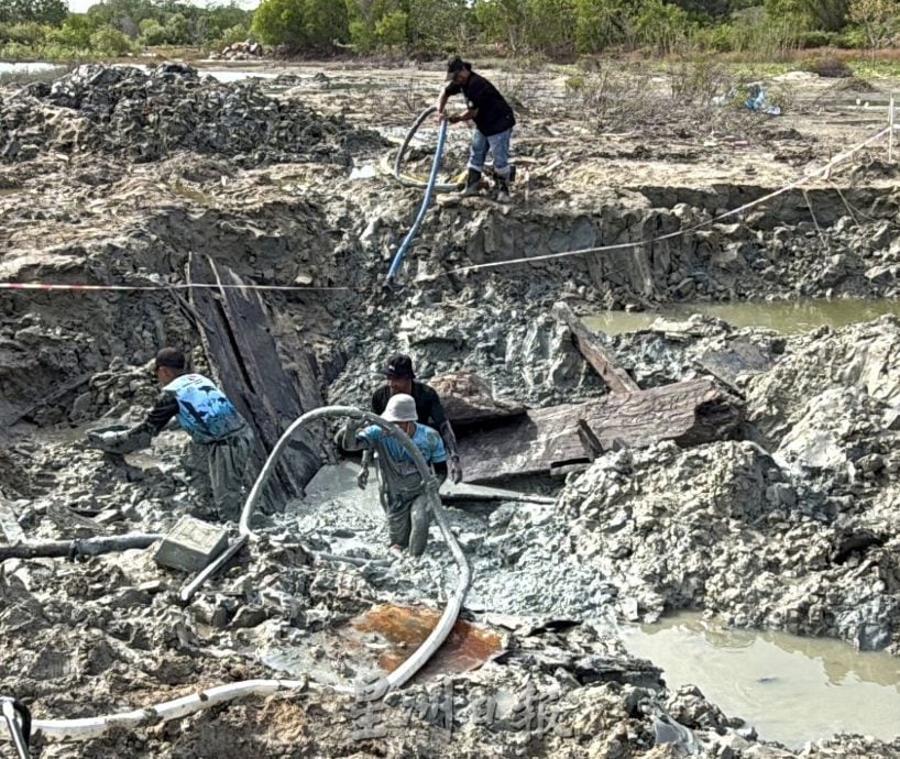 (古城封面主文)考古重写历史·双岛城古船挖掘区域列为禁区