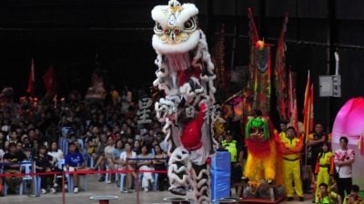 槟城国际高桩舞狮邀请赛正式揭幕 41支劲旅首两天争20席决赛权