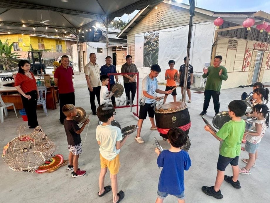 在手机时代,让孩子动起来!森州社青龙狮团重启训练,培养新生代