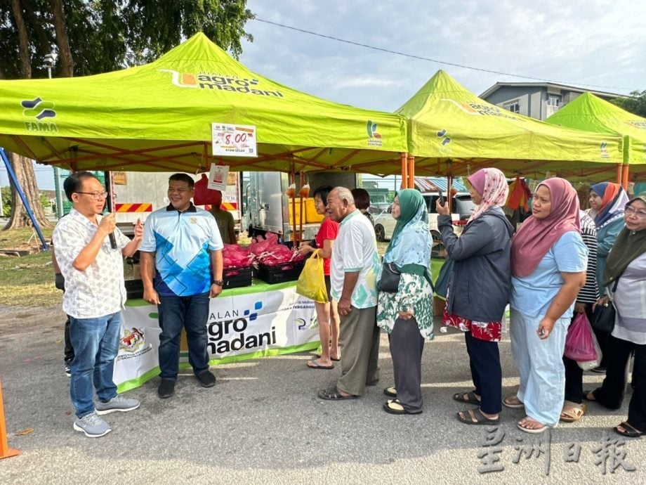 （古城第二版主文）甘榜拉板办昌明农业市集 3令吉肉鸡10分钟售罄