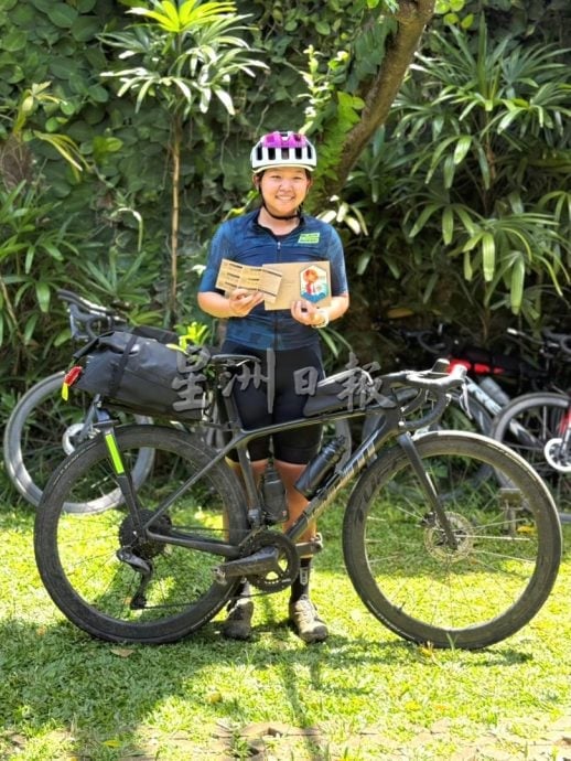 供星洲网：22岁女生沈雅柔勇闯爪哇极限骑行 6天1507公里勇夺季军