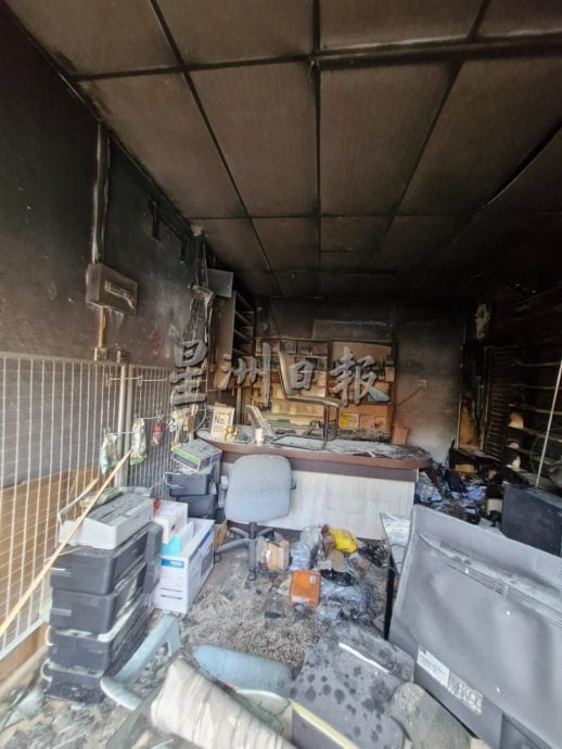 （已签发）柔：新居銮酒店底楼发生火灾   幸未造成人命伤亡  