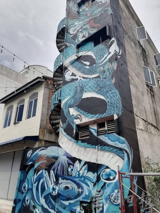 关丹壁街翻新计划已达90％，20幅新添壁画让人惊艳！