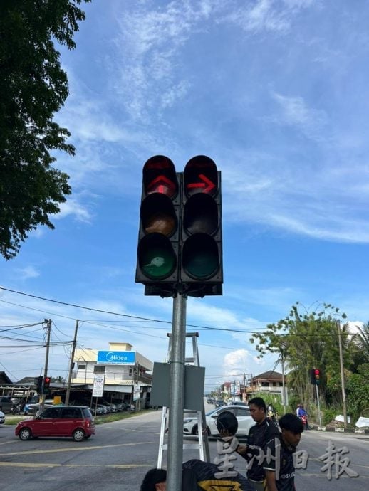 巴占第一路撞后逃案|黄涵威：交通灯损毁已换新  探讨增安全措施