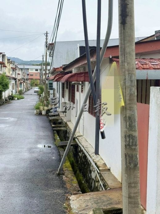 （供星洲网）NS芙蓉/芙蓉钻石花园再被盯上，连续两晚被偷电缆线