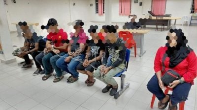 瓜拉姆达AADK取缔行动  逮捕13名吸毒者