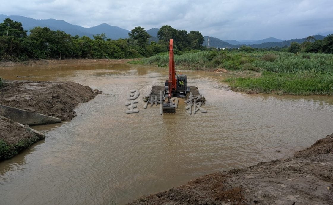 拉律峇登县治水工程 料本月杪完成可缓水患