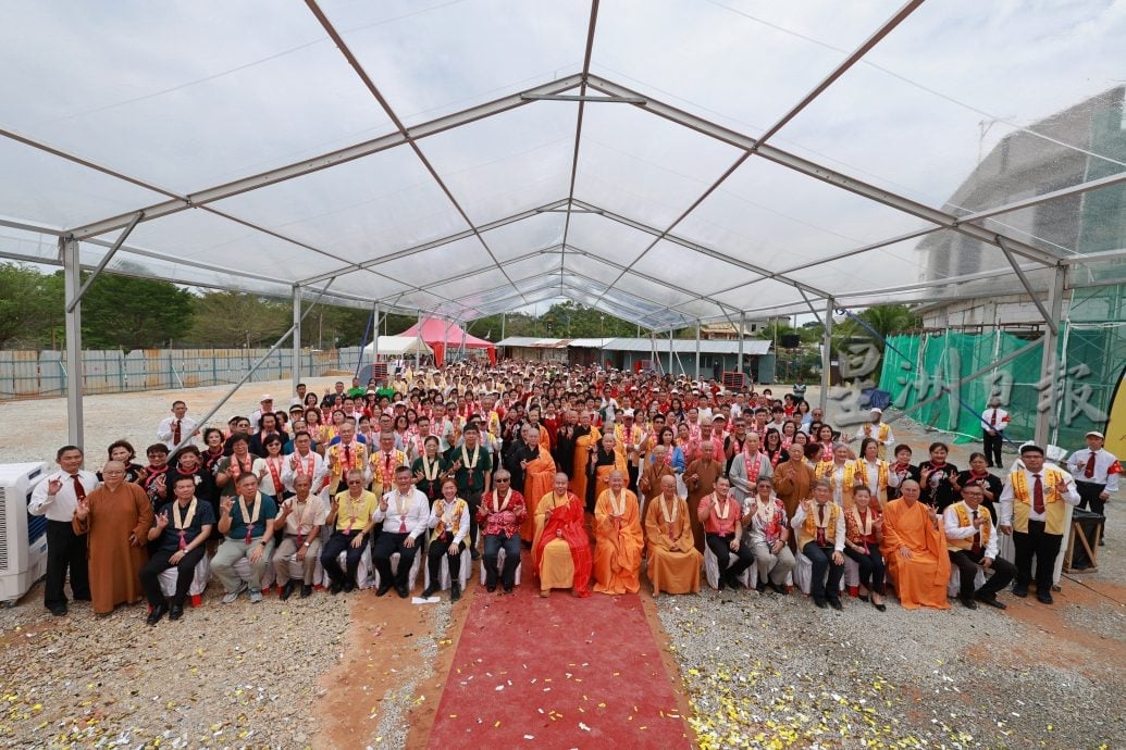 佛光山芙蓉文教中心上梁,工程迈入新里程碑