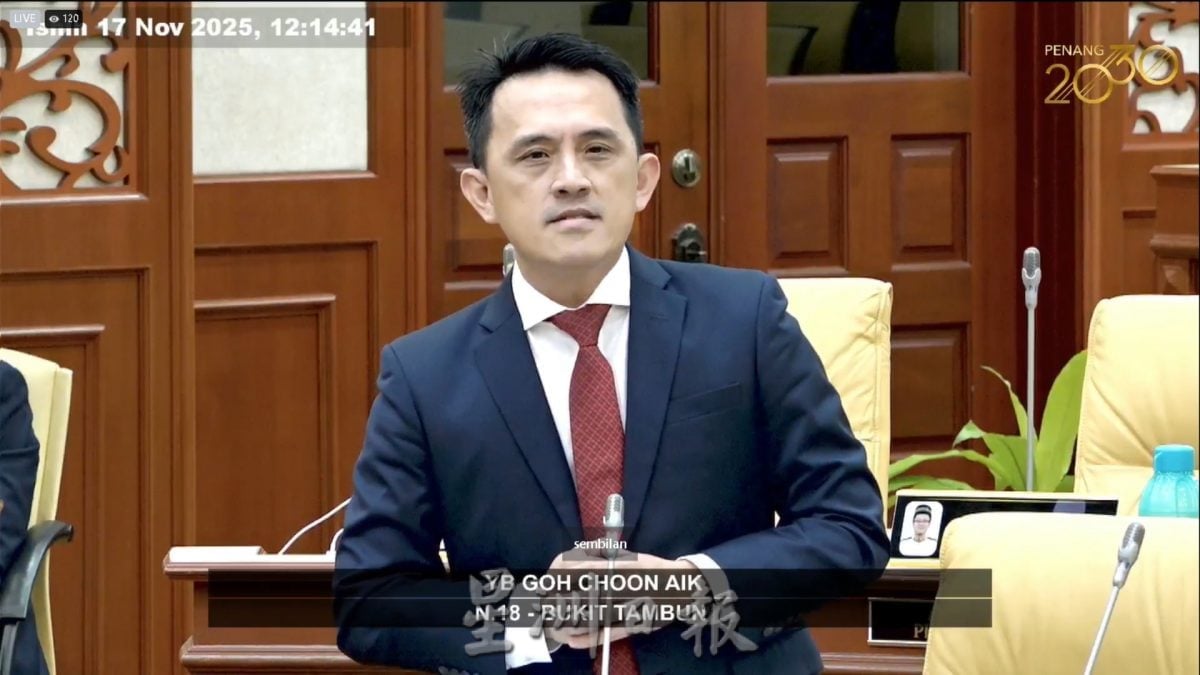 槟州议会| “不要轻快铁的站起来” 吴俊益促表态 所有议员坐着