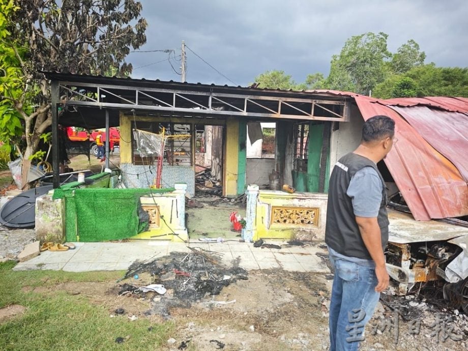 （古城版）甘榜巴当一间住宅发生火灾