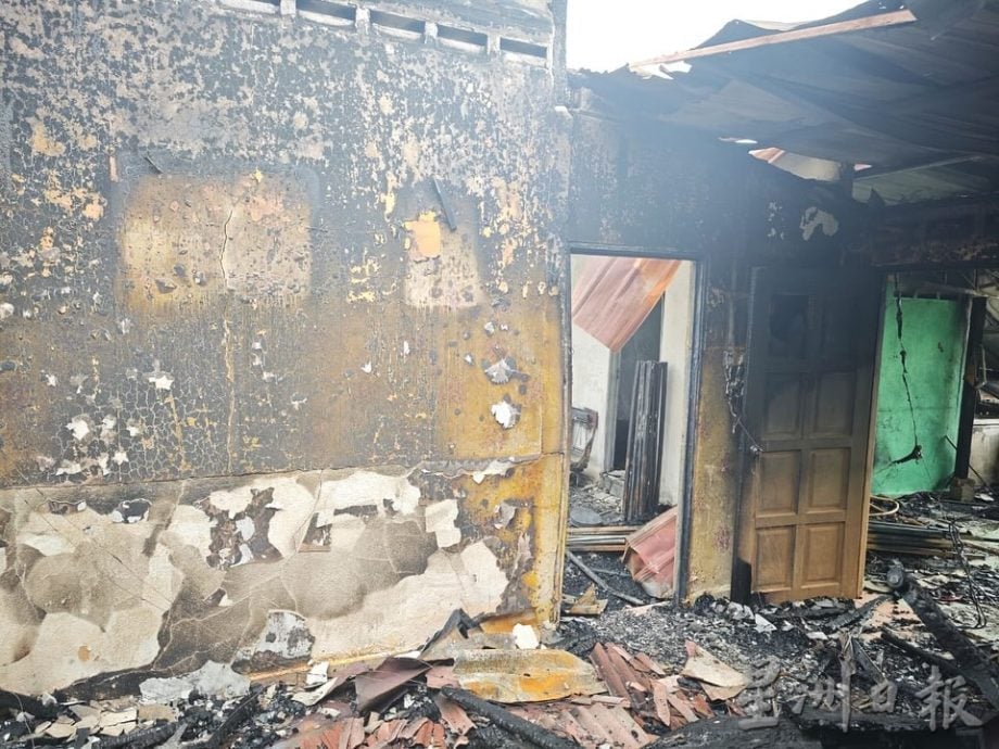 （古城版）甘榜巴当一间住宅发生火灾