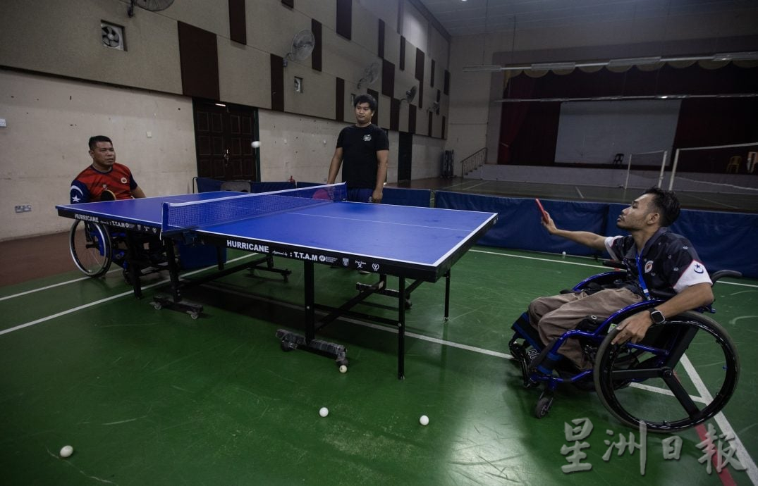 （11月20日）星角摄／图说大马：柔佛州残障人士选拔赛