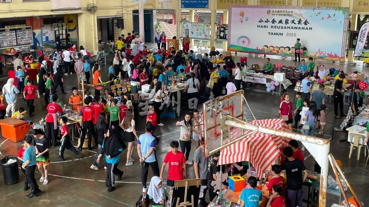 汝来国民华小义卖会人气旺 “食全食美”夺最佳档口