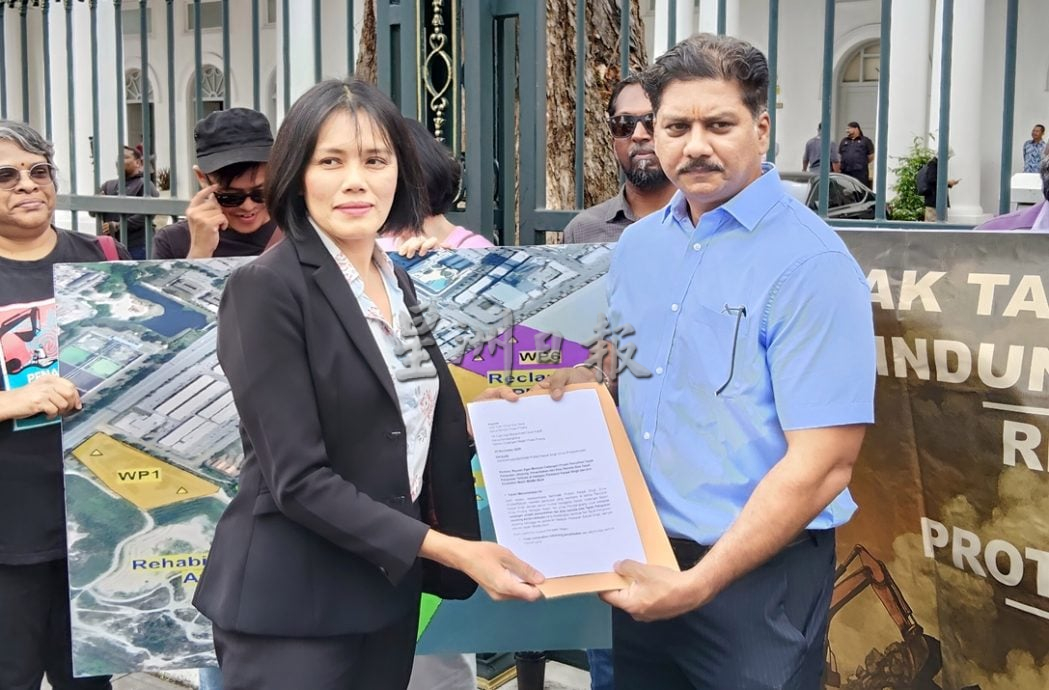 已签发（大北马）反对垃圾场填海计划 15人议会外和平请愿