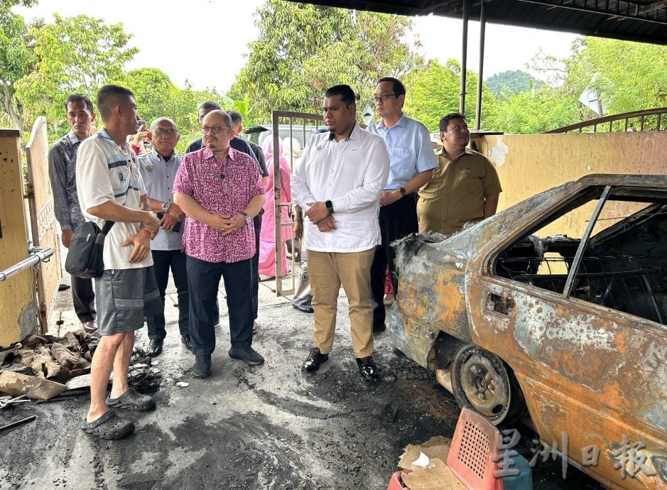 独家｜打扪团结利亚花园火灾  首相政秘探访5户灾黎