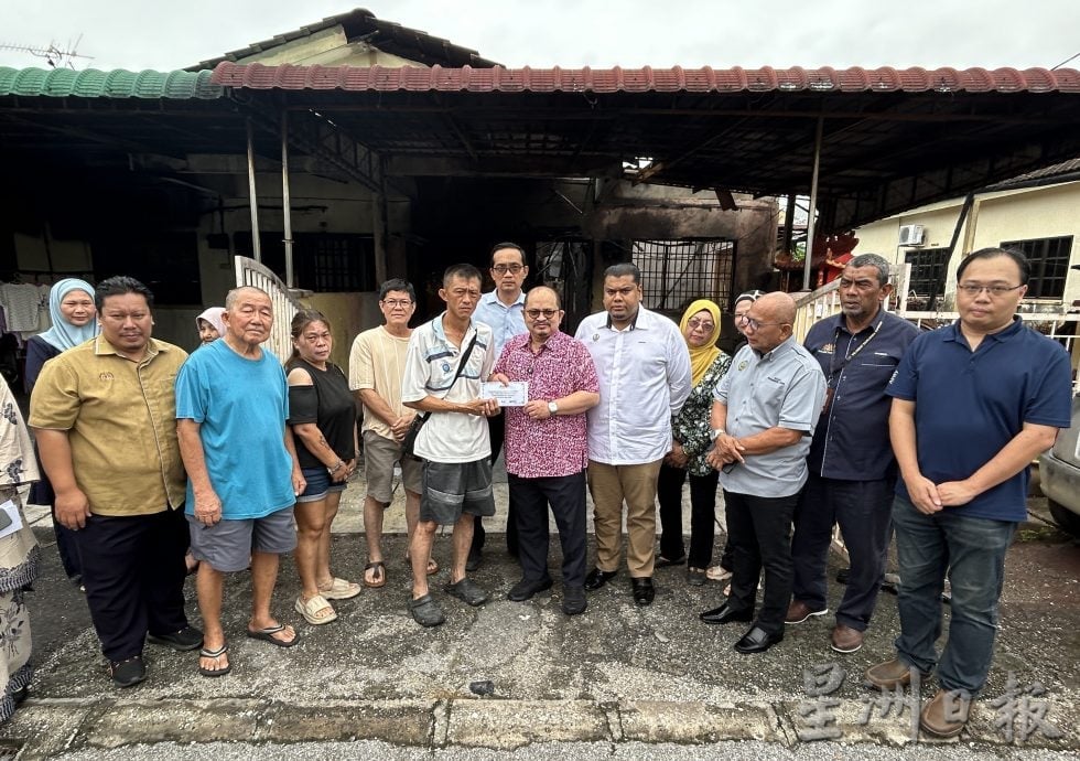 独家｜打扪团结利亚花园火灾  首相政秘探访5户灾黎