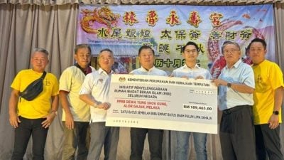 邱培栋：甲非穆场所343万拨款发放 华裔宗教组织受促申请