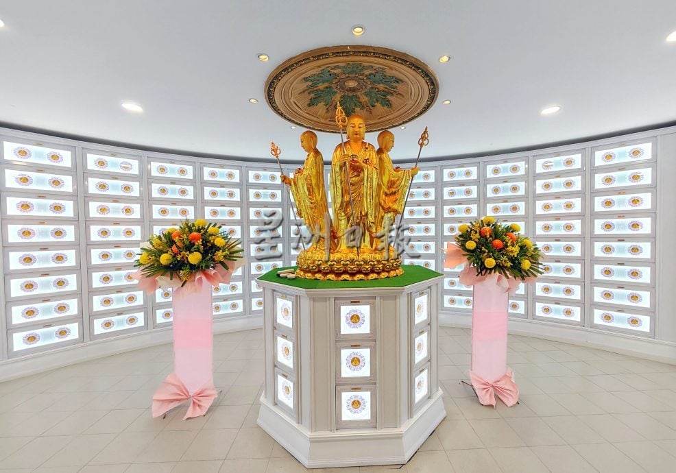 (供花城)NS芙蓉/申达央华人义山安宁阁骨灰塔正式启用