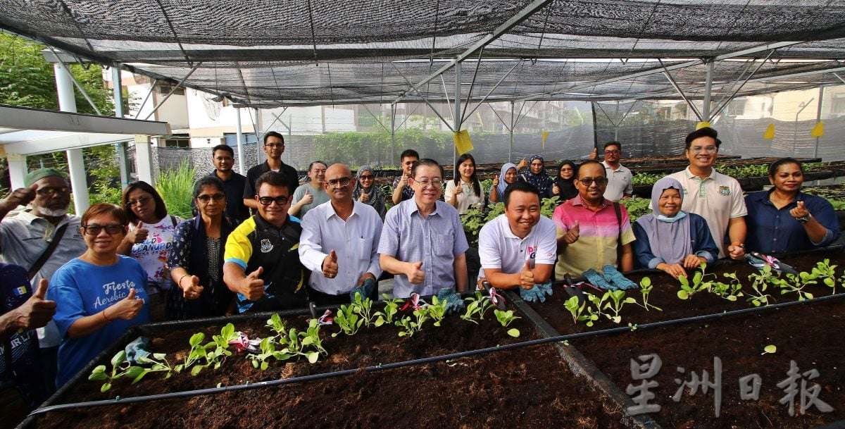 请签发（大北马）槟首个城市农耕菜园10年 林冠英争取打造温室